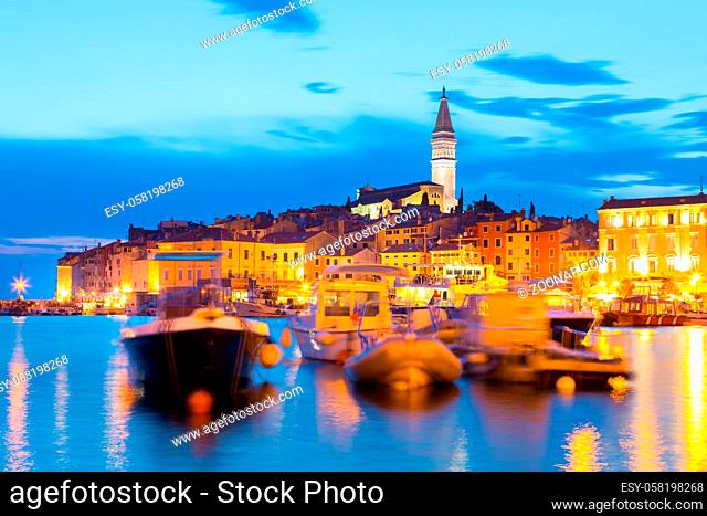 Romantic Rovinj is a town in Croatia situated on the north Adriatic Sea Located on the western coast of the Istrian peninsula