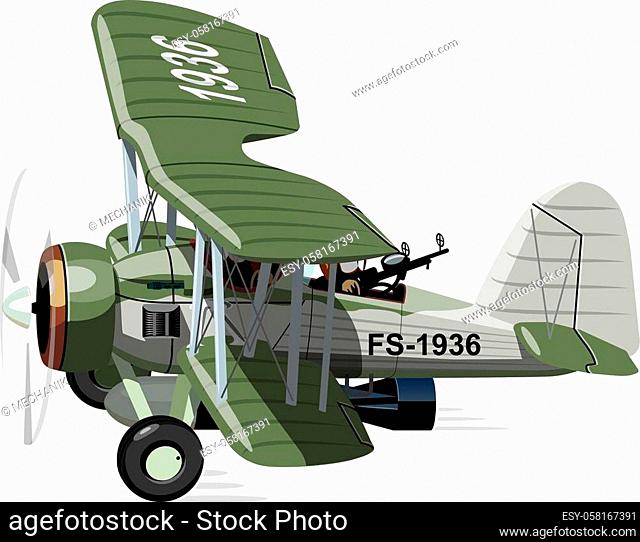 Vector Cartoon Fighter Plane. Twin-engine, variable-sweep wing multirole  combat aircraft, Stock Vector, Vector And Low Budget Royalty Free Image.  Pic. ESY-055753808 | agefotostock