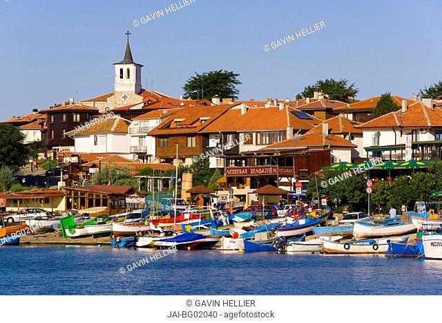 Bulgaria, Black Sea Coast, Nesebar, Harbour and Old Town