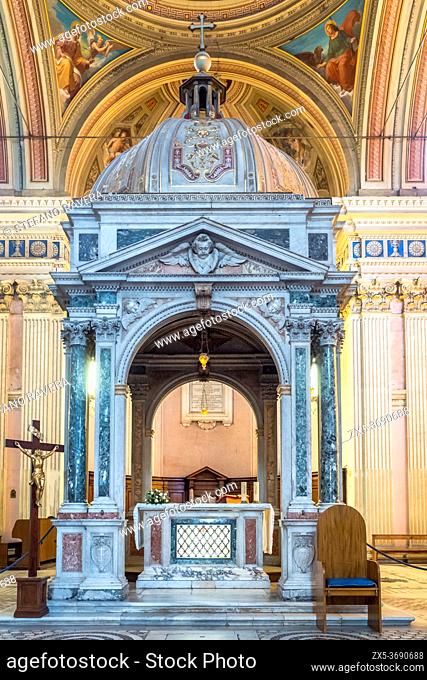 Ciborium in the Basilica of Saints Bonifacio and Alexis in the Aventine hill - Rome, Italy