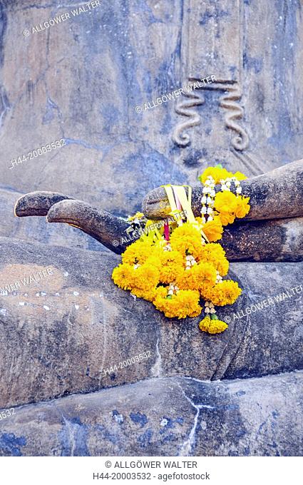 Buddha Gautama, Hand, Wat Mahathat, Historical Park Sukhothai
