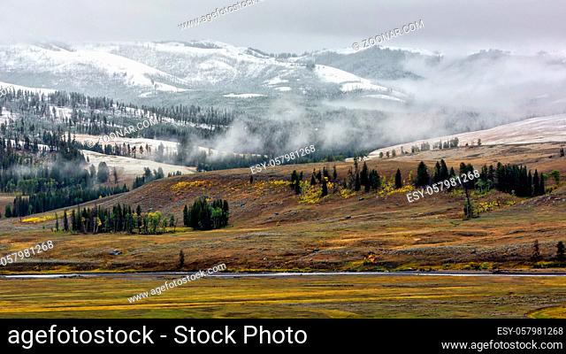 Countryside of Yellowstone National Park