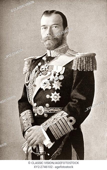 The Tsar Nicholas II of Russia, 1868-1918