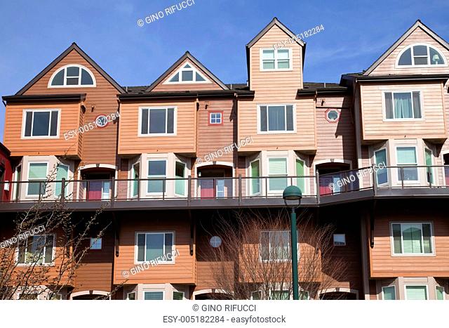 Modern condominiums, Portland OR