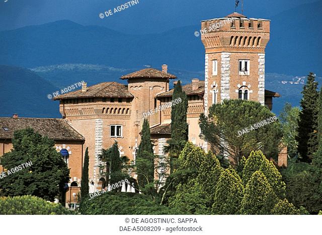 Spessa castle, 13th century, Collio, Capriva del Friuli, Friuli-Venezia Giulia, Italy