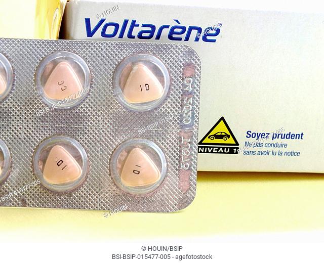 Voltaren, an anti-inflammatory drug that can affect driving