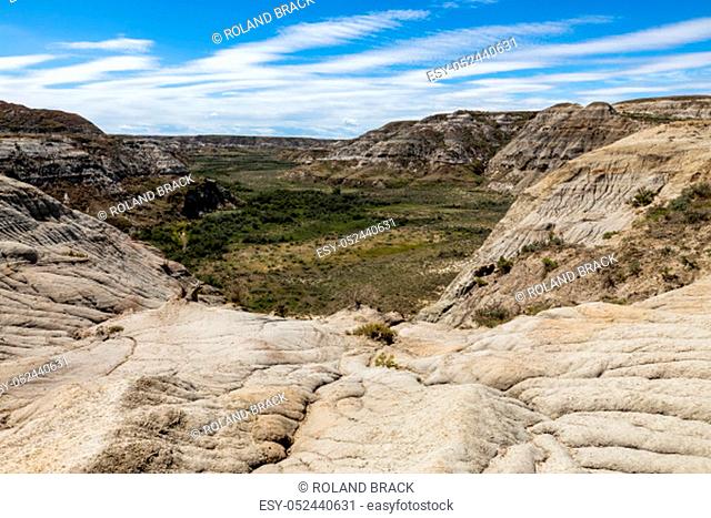the Red Deer River Canyon of the Badlands in Alberta
