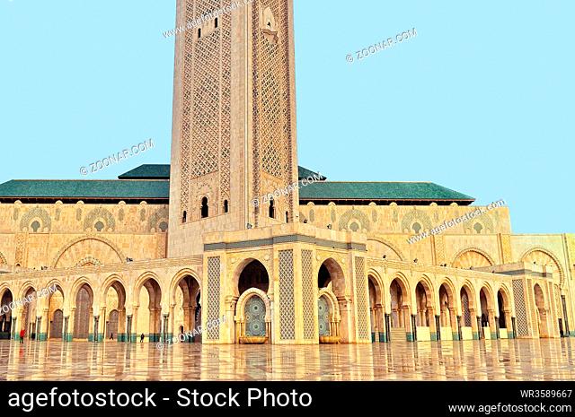 Casablanca Moschee Hassan II Marokko, Casablanca Mosque Hassan II Morocco