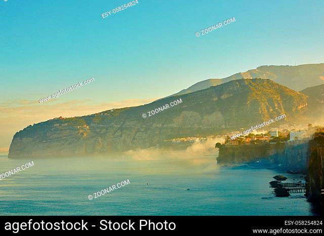 Sorrento, Italy - November 8, 2013: Sorrento is one of the towns of the Amalfi Coast, expensive and most beautiful European resort