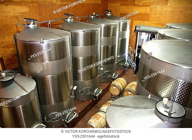wine celler at Peju Province, Napa Valley, California