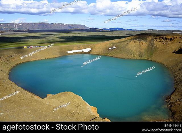 Stora Viti, Crater Lake, Krafla, Iceland, Europe