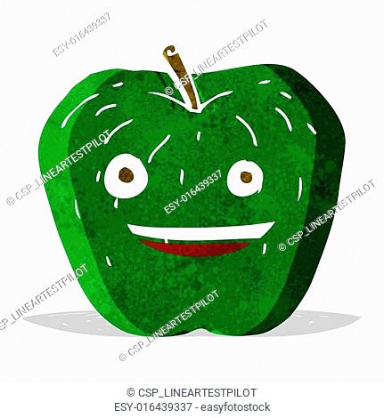 Cute cartoon apple Stock Photos and Images | agefotostock
