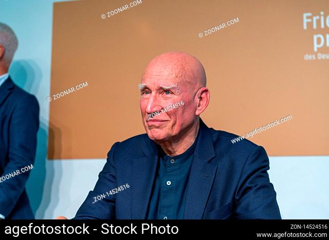 FRANKFURT AM MAIN, Germany - October 18 2019: Sebastião Salgado (*1944, photographer) at 71st Frankfurt Book Fair / Buchmesse Frankfurt