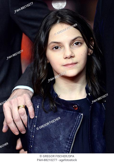 Actress Dafne Keen attends the premiere of ""Logan"" at the 67th Berlin International Film Festival in Berlin, Germany, 17 February 2017
