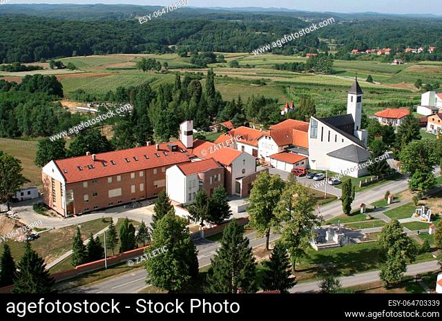 The parish church of St. Anthony of Padua and the Monastery of the Daughters of the Heart of Jesus in Lasinja, Croatia