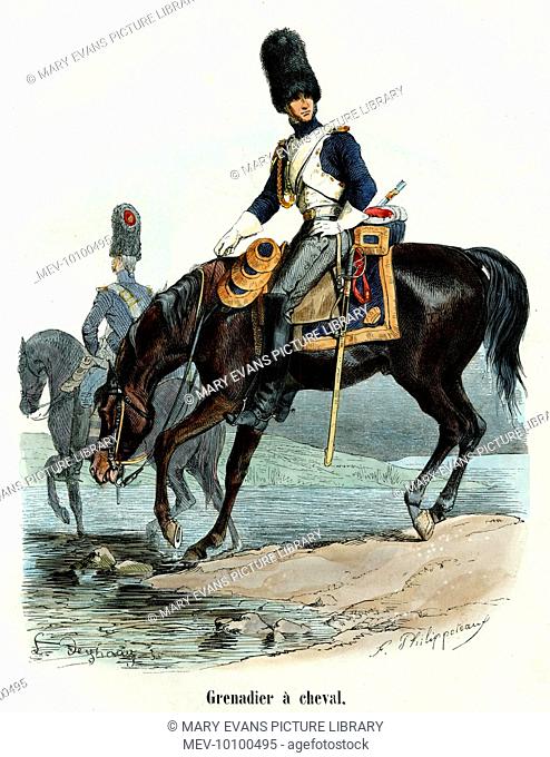 Grenadier Grenadiers à Cheval de la Garde Impériale France 1/32 Scale Tin Figure 