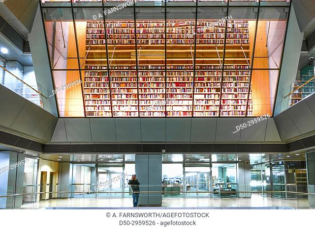 Riga, Latvia The National Library of Latvia designed by the internationally acclaimed Latvian-born architect Gunnar Birkerts (USA)