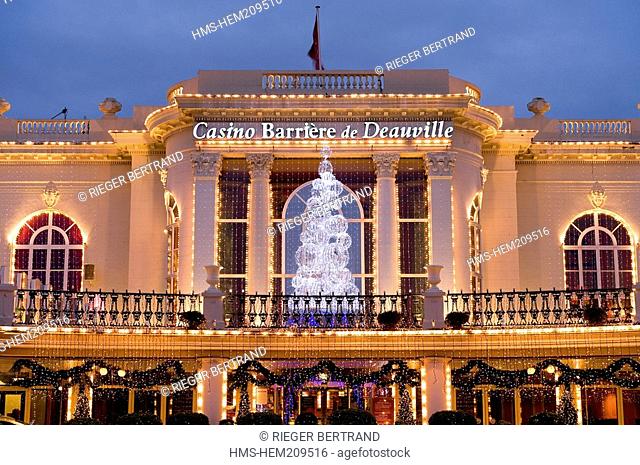 France, Calvados, Pays d'Auge, Deauville, the casino Barriere group