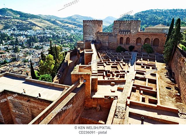 Alcazaba. Granada. Andalusia, Spain