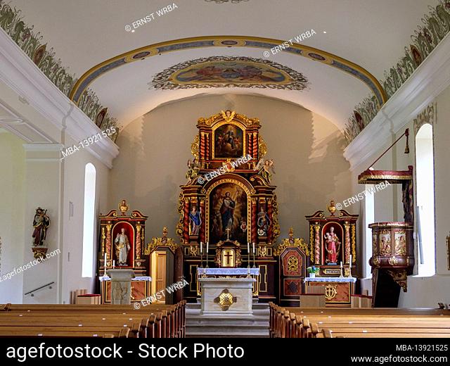Catholic Church in Fürstenau Castle, Artland, Osnabrücker Land, Lower Saxony, Germany