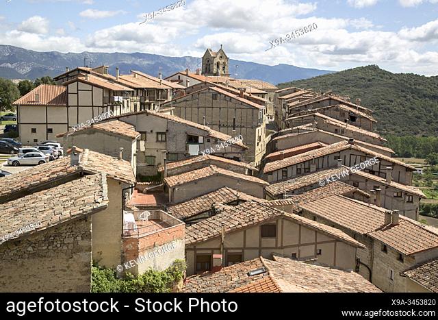 Roof Tops in Village of Frias; Burgos; Spain