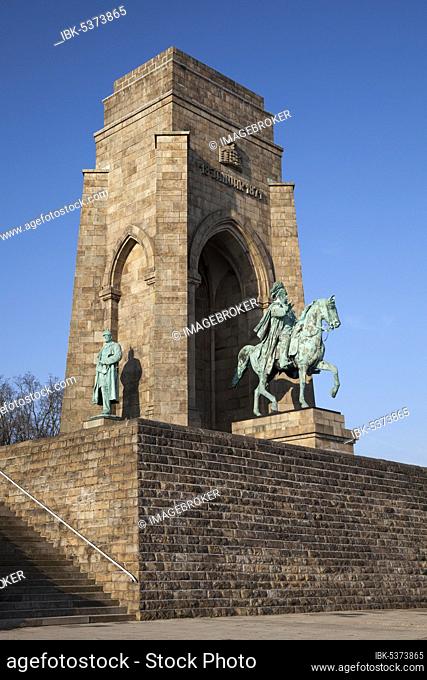 Kaiser Wilhelm Monument, Hohensyburg, Syburg, Dortmund, Ruhr Area, Nodrhein-Westfalen, Germany, Europe