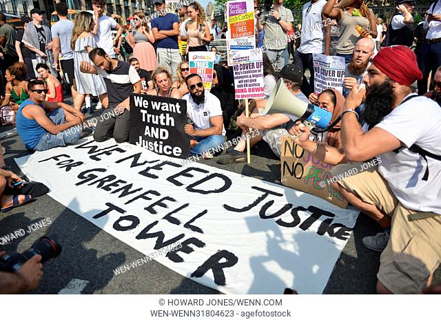A protest hosted by ‘Movement For Justice By Any Means Necessary’, marched from Shepherds Bush Green to Parliament Square on the day of the Queen’s Speech