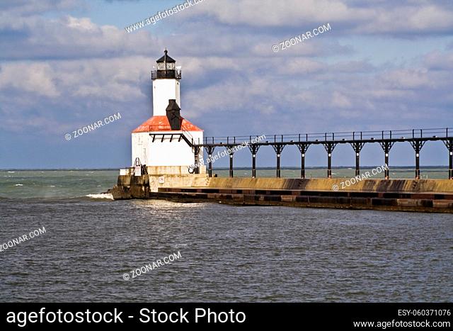 Lighthouse in Michigan City, Indiana