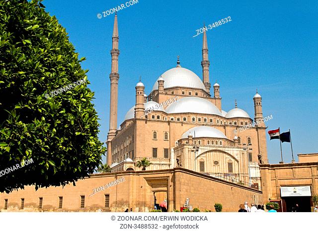 Ägypten, Kairo. Mohammed Ali Moschee. Alabsater-Moschee. Aussen