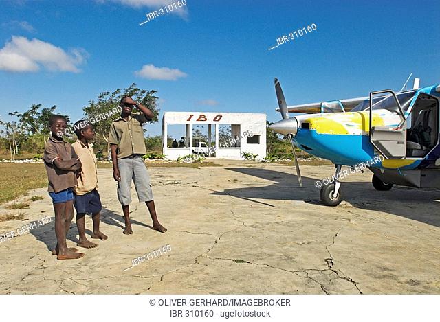 Airport of Ibo Island, Quirimbas islands, Mozambique, Africa