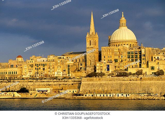 St Paul's Pro-Cathedral and Basilica Our Lady of Mount Carmel, Valletta, Malta, Mediterranean Sea, Europe
