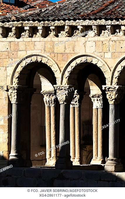 Cover of the Romanesque church of San Esteban - XIII Century - Segovia - Castilla-León - Spain - Europe