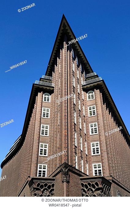 Hamburg, Germany, Chilehaus Office Building