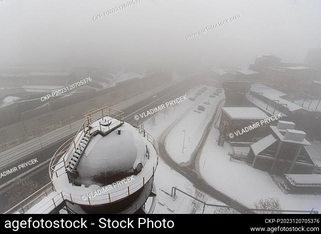 The Lower Vitkovice area in Ostrava, Czech Republic, December 7, 2023. Meteorologists declared a smog situation in the Ostrava