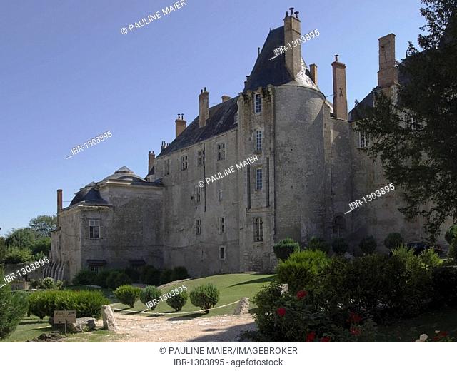 Castle at the Loire, Château of Meun-sur-Loire, Departement Loiret, Region Centre, France, Europe