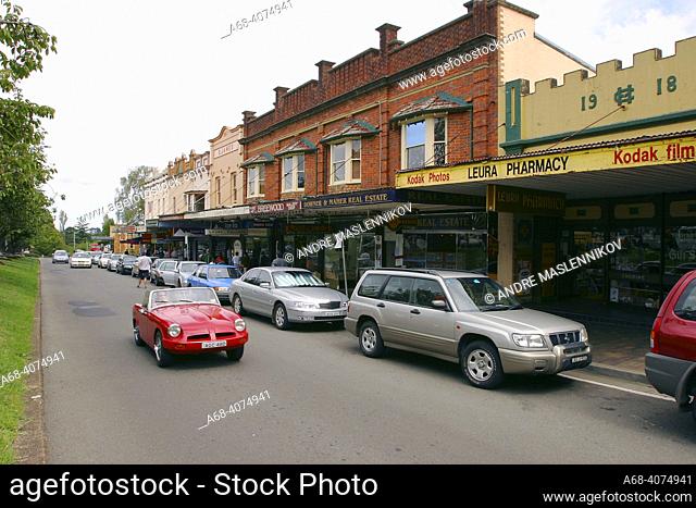 Leura is a place in Australia. It is located in the municipality of Blue Mountains and the state of New South Wales, in the southeastern part of the country