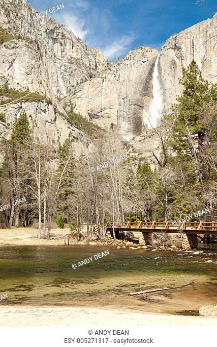 Upper Falls and Merced River at Yosemite