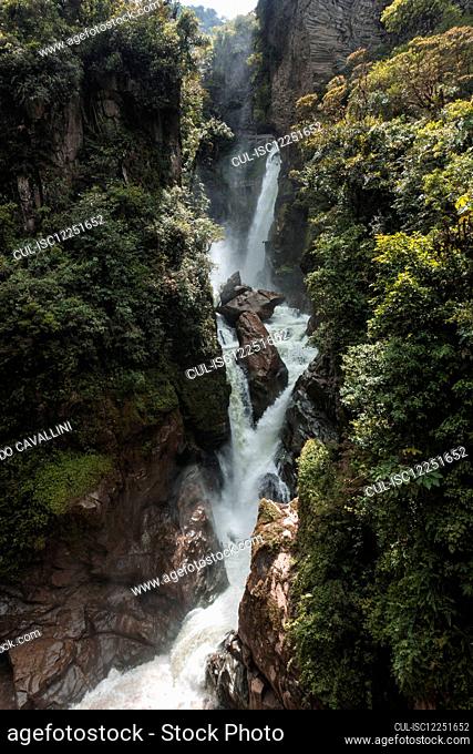 Yumbilla Falls near the town of Cuispes, northern Peruvian region of Amazonas, the fifth tallest waterfall in the world