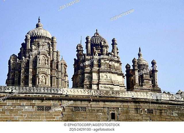 Partial view of Bhuleshwar Temple, Pune, Maharashtra, India
