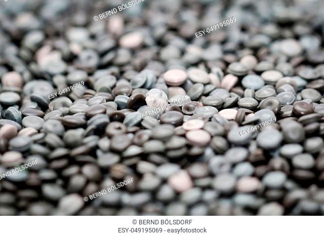 Granules made of PE are intended for the production of plastic articles, such as films