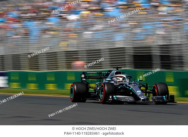 Motorsports: FIA Formula One World Championship 2019, Grand Prix of Australia, ..#44 Lewis Hamilton (GBR, Mercedes AMG Petronas Motorsport)