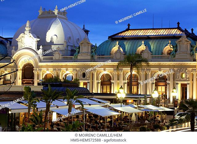 Principality of Monaco, Monaco, Monte Carlo, Societe des Bains de Mer de Monaco, Place du Casino Casino square, Casino, Compulsory Mention: Societe des Bains de...