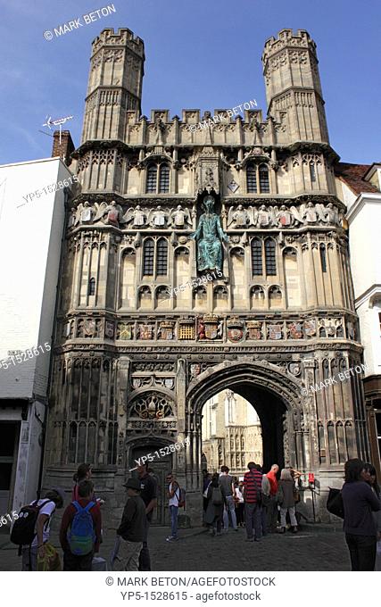 Christ Church Gate to Canterbury Cathedral Kent