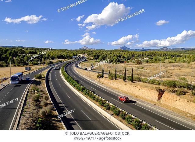 Ma-1, autopista de Poniente, Majorca, Balearic Islands, Spain