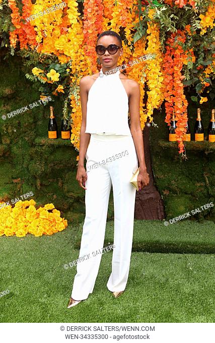11th Annual Veuve Clicquot Polo Classic at Liberty State Park in Jersey City, New Jersey. Featuring: Flaviana Matata Where: Jersey City, New Jersey