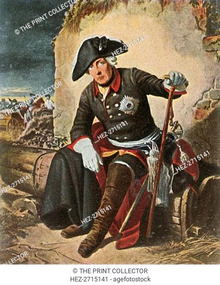 Frederick the Great after the Battle of Kolín, 18 June 1757, (1936). Creator: Unknown