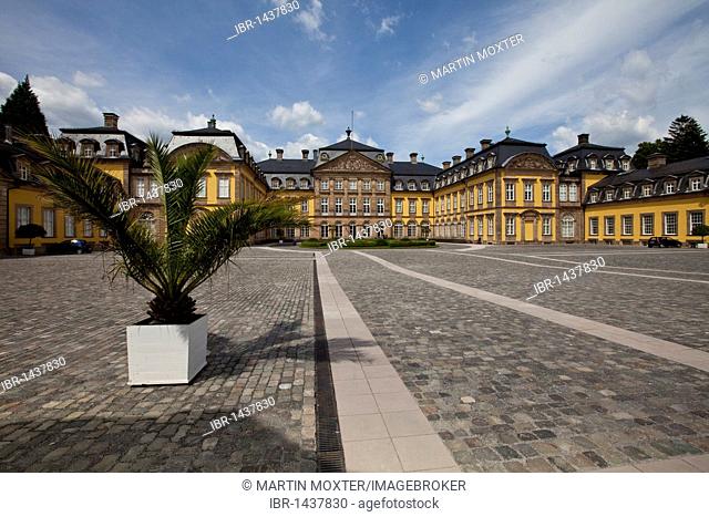 Old Baroque Residenzschloss royal palace, Bad Arolsen, Hesse, Germany, Europe