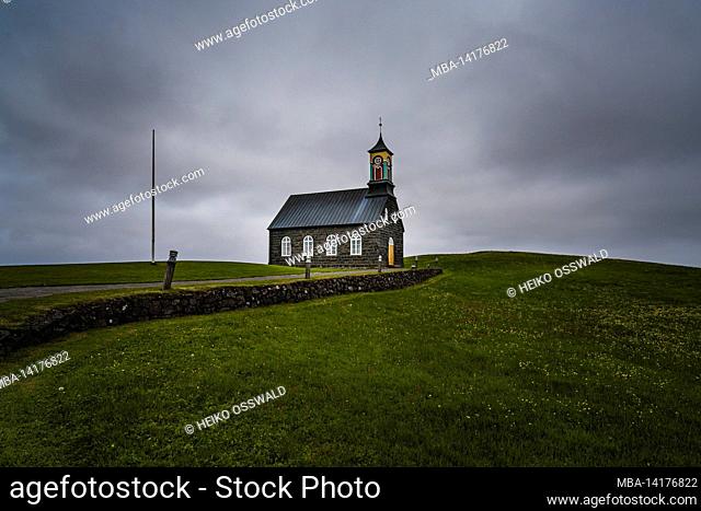 Church, Hvalsneskirkja, Hvalnes, Iceland