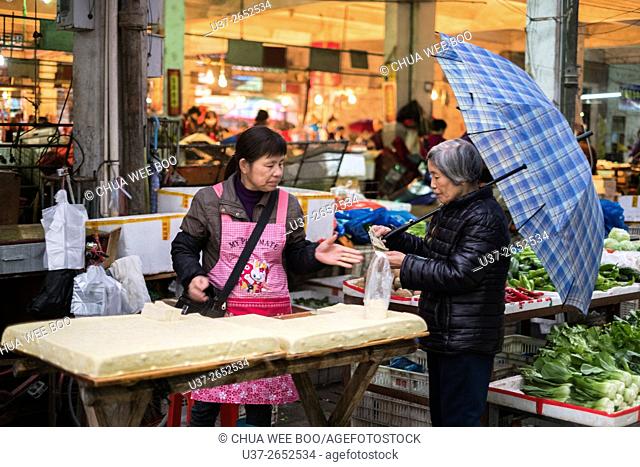 Jie Xi Vegetables Market, Hopoh, China