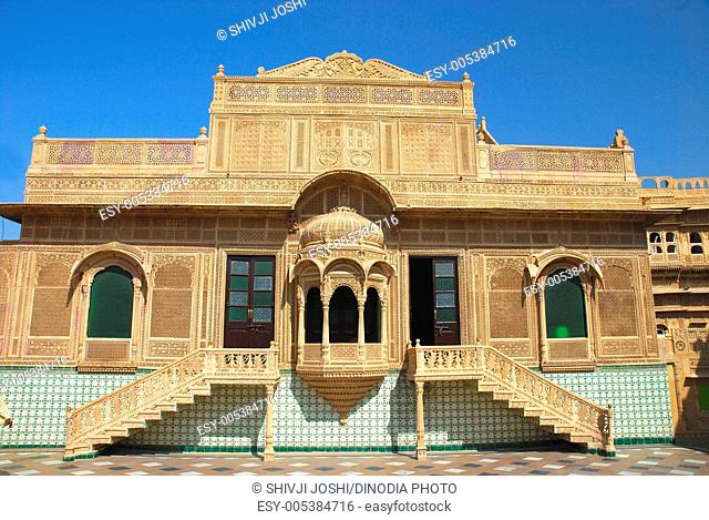 Jawahar palace Temple palace ; Jaisalmer ; Rajasthan ; India